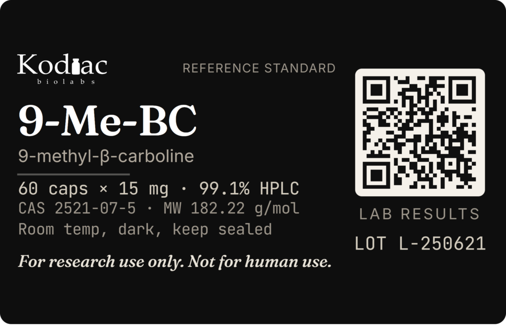9-Me-BC label, Kodiac biolabs