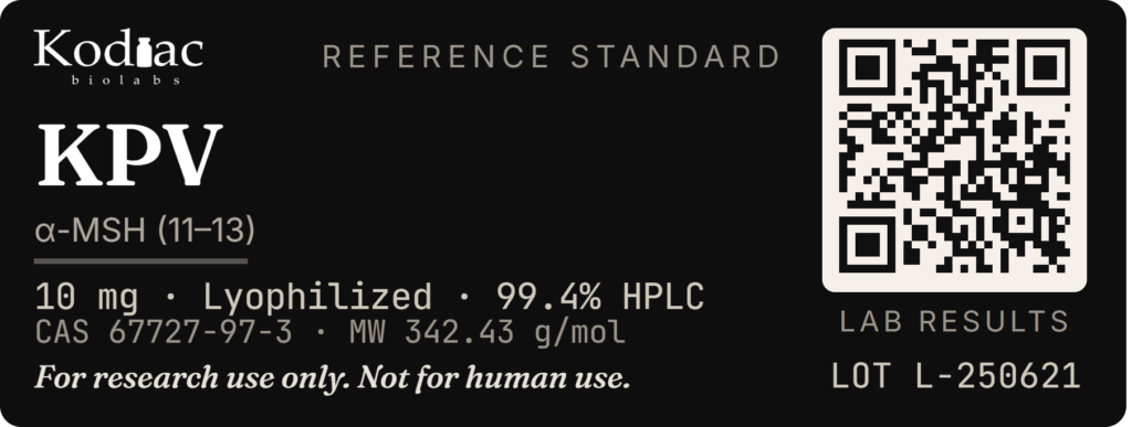 KPV label, Kodiac biolabs